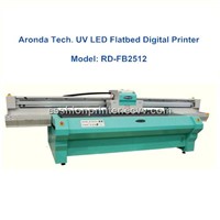 1.2mx2.5m UV flatbed digital printer with LED light