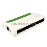 8 ports ethernet switch