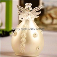 Beautiful Handmade Glass Angel Friend Gift Lamp Blown Craft Glass Angel China Supplier