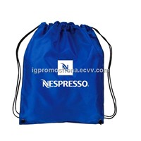 Custom Logo Imprinted Drawstring Bag 190T Polyester Drawstring Backpack