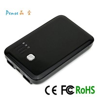 Dual USB portable battery charger/ mobile power pack/ portable power source for smartphone PS048
