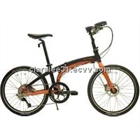 IOS S9 Orange Black Folding Bike Bicycle