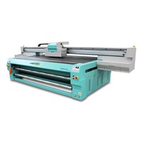 UV FR2512 Flatbed and Roll to roll printer