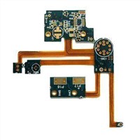 Rigid-flex PCB with 4-layer  Immersion Gold Surface Finish