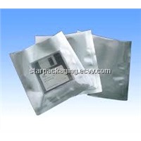 Silver Aluminum or Aluminized Foil Pouch Bag