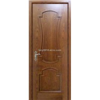 Solid wood composite door with moulding decorates
