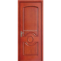 Wood door made from solid wood, MDF and veneer LBD-606