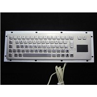 embedded Metal PC Keyboard with touch board IP65