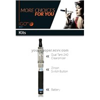 iGo4M Dual E-Cigarette Starter Kit Electric Cigarette