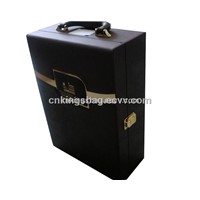 Gift Wine Packing,Leather Wine Box, Leather Wine Packaing