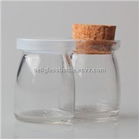100ml Glass Pudding Bottle With Cap or Cork