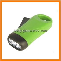 2PCS LED Super Bright Hand-Pressing Flashlight