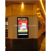 32 inch lcd monitor with toughened glass,supermarket multimedia lcd player for advertising