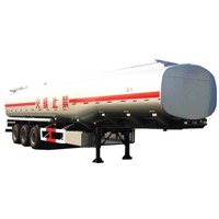 3-Axle,50m3 Oil Aluminum Tanker trailer
