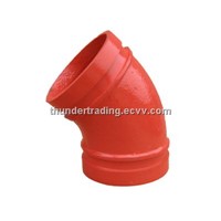 45 Degree Elbow for Fire Pipe,Pipe Fitting,Groove Fitting