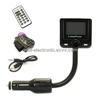 Bluetooth Car Kit MP3 Player FM Transmitter Modulator Remote Control USB/SD/MMC Support