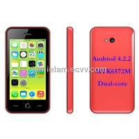C2 Android smart  phone 4.0 inches MTK6572M Dual-core Android 4.2.2 Dual Sim card Dual standby