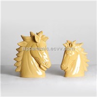 Ceramic Equestrian Trophy,Horse head