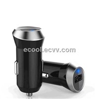 Hot!!! New Arrival Cell Phone Car Charger 5V2.4A alloy material