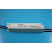 IP67 constant voltage waterproof led power supply (24V 12W ) - plastic case