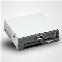 Internal usb hub and card reader 3.5 inches with plastic cover