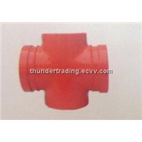 Reducing Cross(Threaded) for Fire Pipe, Pipe Fittings, Groove Fittings