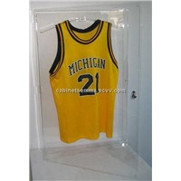 Wall Mounting Acrylic Jersey Display Case Football Basketball Jersey Frame,With Hanger Inside