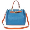 Ladies' Briefcase with Mixed Colors, Quality Metal Parts and PU Leather