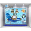 Multi-jet Dry Type Vane Wheel Brass Water Meter with pulse output