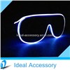 Popular Crazy Party Use Carrera Style El Wire Light Up Sunglasses For Night Club&Eyewear,