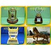 Trophy crystal trophy metal trophy with clock horse craft