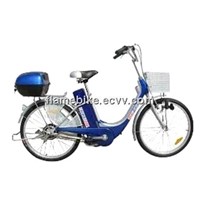 Economical Electric Bicycle/Simple Electric Bike With Iron Frame and Lead-acid Battery