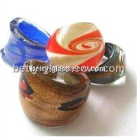 YCBT90125 Glass Ring Gift Set with Different Sizes and Styles Beautiful Creative Glass Rings