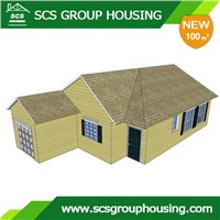 100m2 Modern House of Steel Structure/Earthquake Resistance_SCS GROUPHOUSING