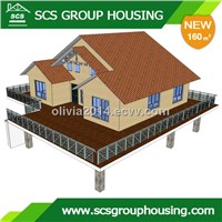 160m2 Modern House of Steel Structure/Earthquake Resistance_SCS GROUPHOUSING