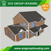 180m2 Two-Families Modern House of Steel Structure/Earthquake Resistance_SCS GROUPHOUSING
