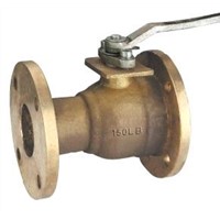 1pcs bronze ball valve flange end