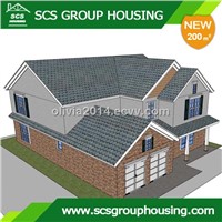 200m2 Modern House of Steel Structure/Earthquake Resistance_SCS GROUPHOUSING