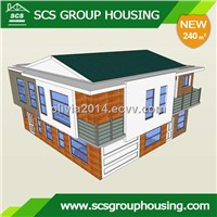 240m2 Two-Families Modern House of Steel Structure/Earthquake Resistance_SCS GROUPHOUSING