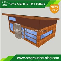 70m2  New Chalet of Steel Structure/Earthquake Resistance_SCS GROUPHOUSING