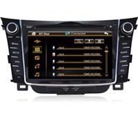 7'' 2 DIN TFT LCD Car dvd player with gps/BT/radio/3G for Hyundai I30