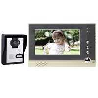 7'' Ultra-thin    Video Doorbell/  Wired Color video door phone with white LED light/DOORBELL