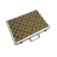 Aluminum Carrying Case With Red Lining Size 380x270x60mm