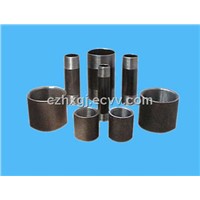 Carbon steel pipe nipples and sockets.