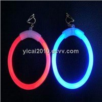 Fashionable china manufacturer glow stick earrings for party