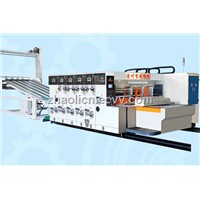 Fully automatic printing and slotting stacker machine