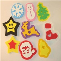 Glitter EVA Foam Stickers, Suitable for Kids' DIY, OEM Orders Welcome, Measures 8.5 x 15cm x 2mm