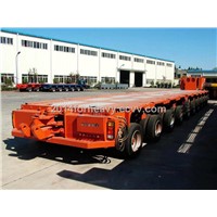 Hydraulic multi axle modular trailer