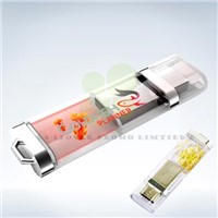 Liquid Floating Logo Drive/ USB drive /USB 2.0