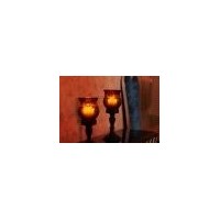 Oriental bloosom tabletop candle holder/indoor decor
